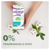 Always Dailies Organic Cotton Protection Normal Panty Liners   28 per pack - McGrocer