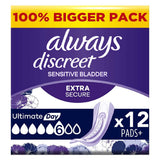 Always Discreet Incontinence Pads Plus Women Ultimate Day x12 - McGrocer