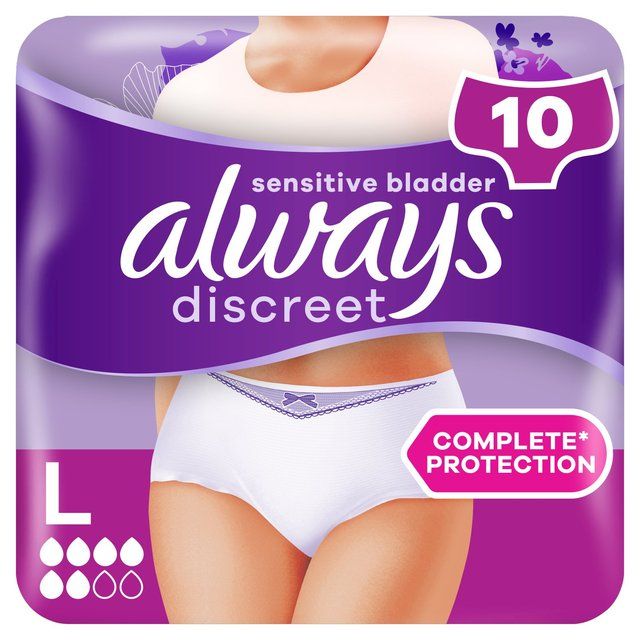 Always Discreet Incontinence Pants L   10 per pack - McGrocer