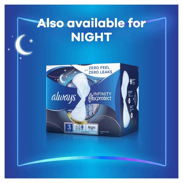 Always Sanitary Towels Infinity Normal (Size 1) Wings   12 per pack - McGrocer