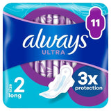 Always Sanitary Towels Ultra Long (Size 2) Wings   11 per pack - McGrocer