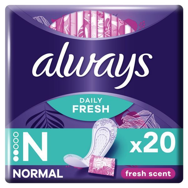 Always Daily Fresh Normal Wrapped Panty Liners x20 - McGrocer
