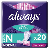 Always Daily Fresh Normal Wrapped Panty Liners x20 - McGrocer