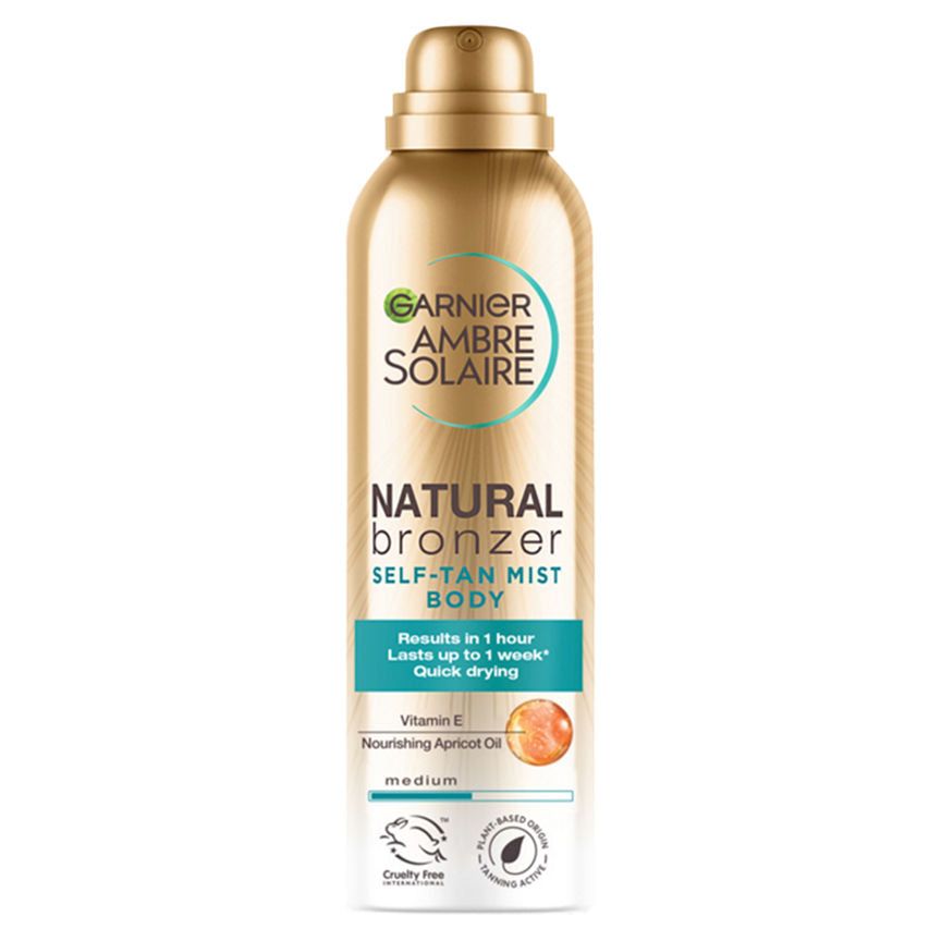 Ambre Solaire Natural Bronzer Quick Drying Medium Self Tan Body Mist - McGrocer