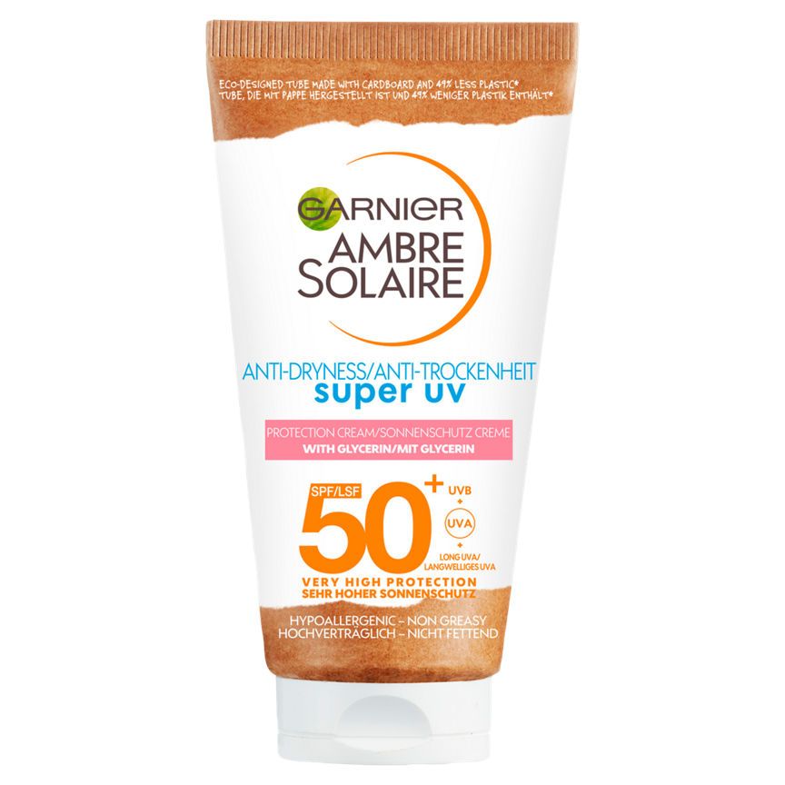 Ambre Solaire Sensitive Face and Neck Hypoallergenic Sun Protection Cream SPF50+ - McGrocer
