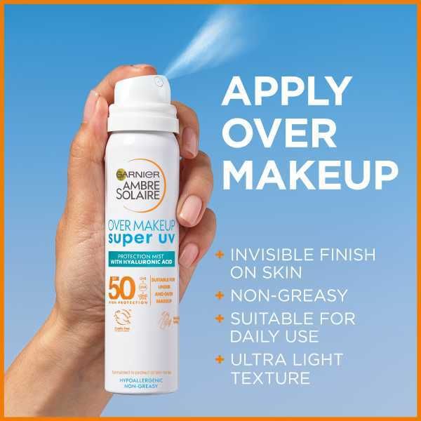 Ambre Solaire Sensitive Face Sun Cream Mist SPF50 75ml - McGrocer