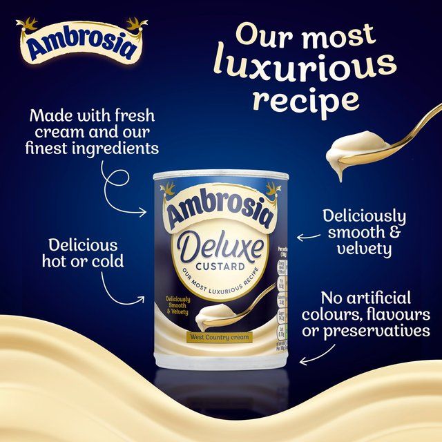 Ambrosia Deluxe West Country Cream Custard Can   400g - McGrocer
