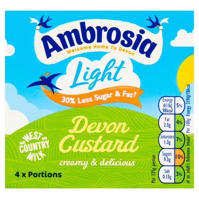 Ambrosia Light Reduced Sugar Custard   500g - McGrocer