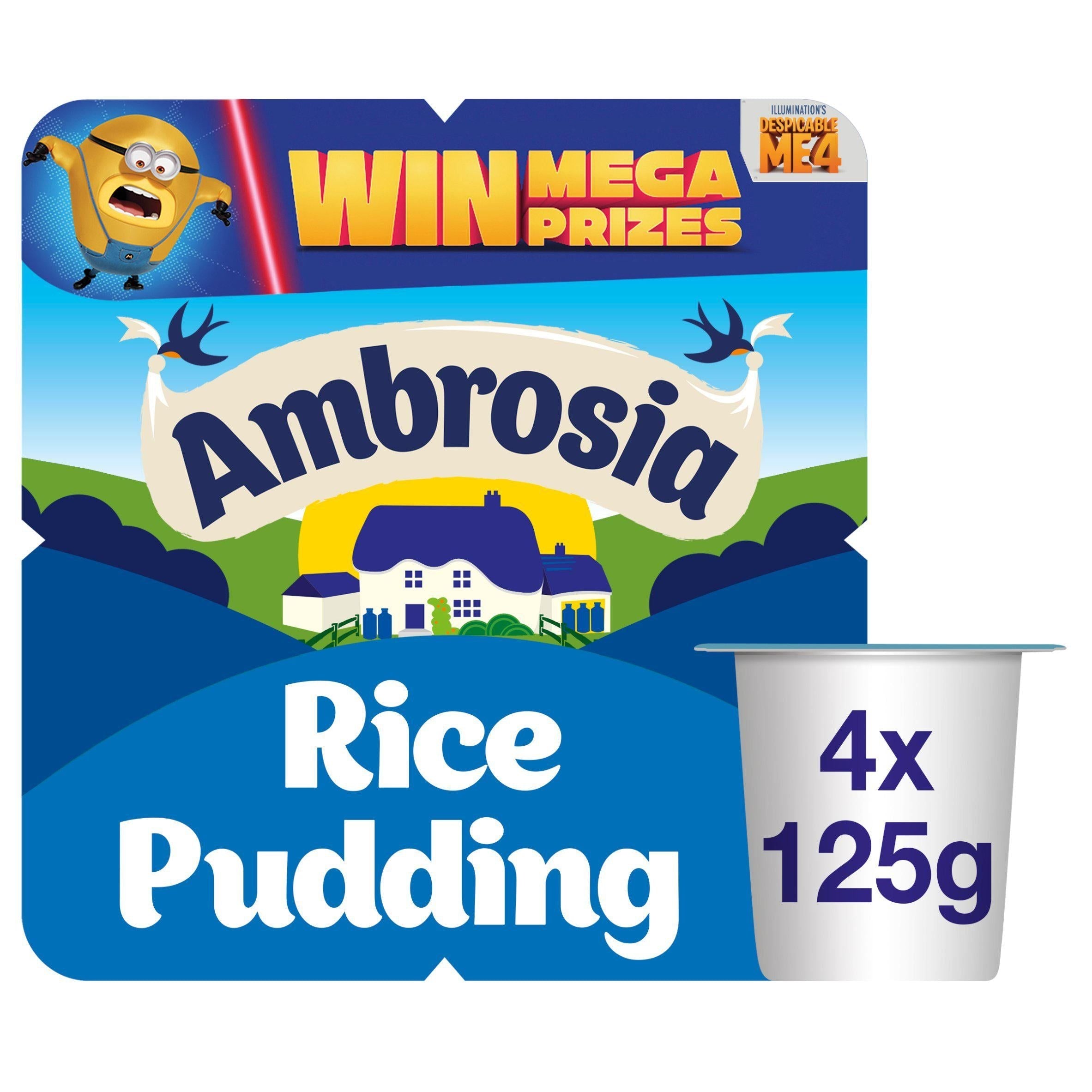 Ambrosia Rice Pudding 4x125g - McGrocer