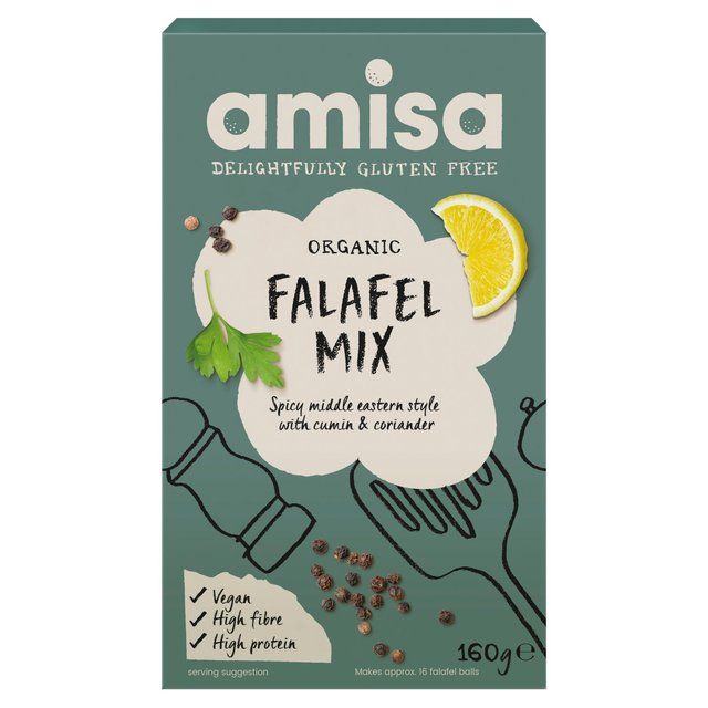 Amisa Organic Gluten Free Falafel Mix   160g - McGrocer