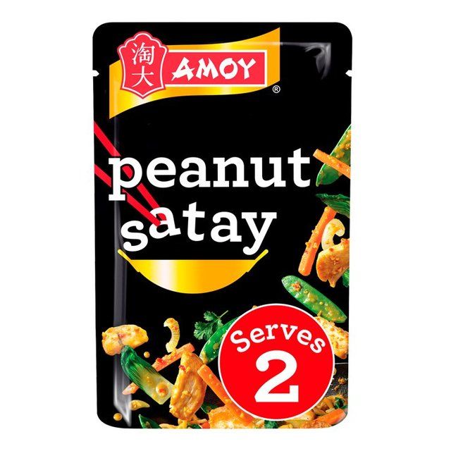 Amoy Roasted Peanut Satay Stir Fry Sauce   120g - McGrocer