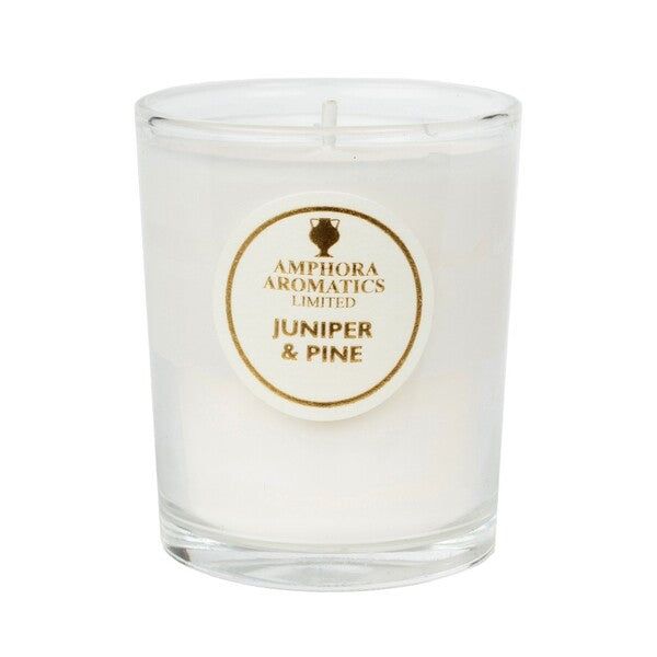 Amphora Aromatics Juniper & Pine Mini Pot Candles - McGrocer