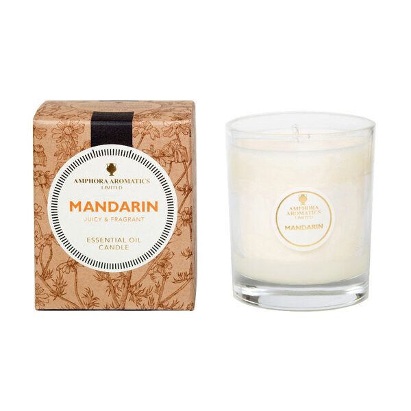 Amphora Aromatics Mandarin 40hr Pot Candle. - McGrocer