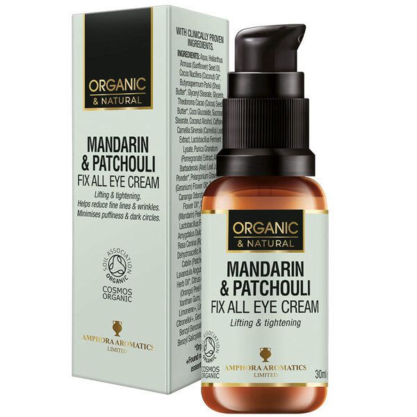 Amphora Aromatics  Mandarin Fix All Eye Cream Organic 30ml - McGrocer