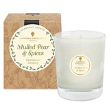 Amphora Aromatics Mulled Pear & Spices 40hr Pot Candle. - McGrocer