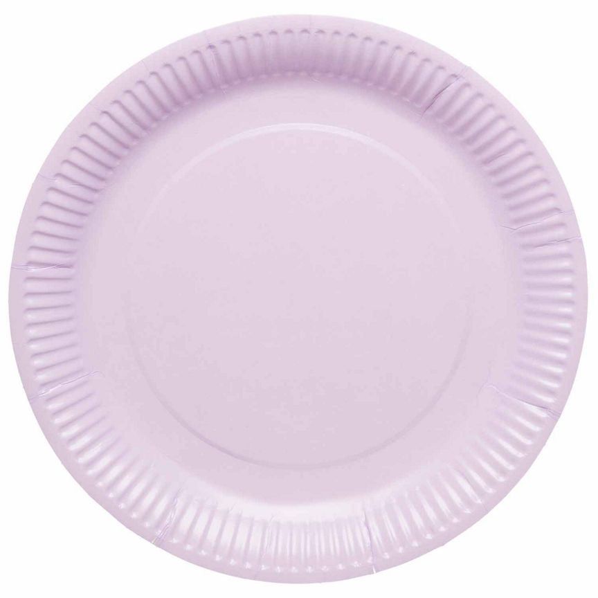 Amscan 8 Lavender Paper Plates - McGrocer