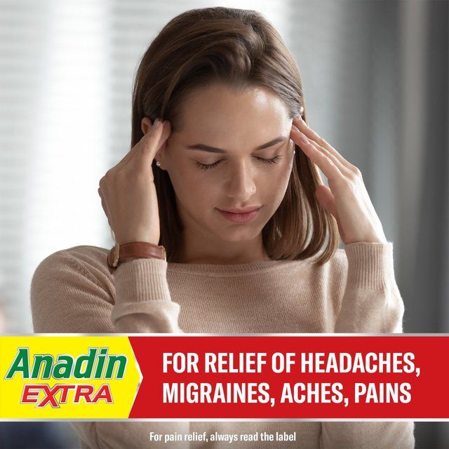 Anadin Extra Aspirin & Paracetamol Fast Acting Pain Killer Caplets   16 per pack - McGrocer