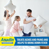 Anadin Paracetamol Pain Relief for Headaches Cold & Flu Tablets 16    16 per pack - McGrocer