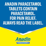 Anadin Paracetamol Pain Relief for Headaches Cold & Flu Tablets 16    16 per pack - McGrocer