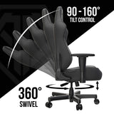 anda seaT Dark Demon Dragon Gaming Chair, Black - McGrocer