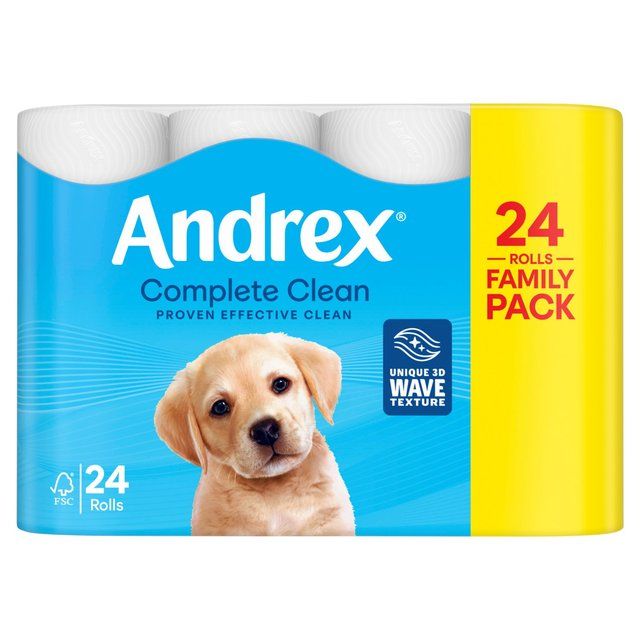 Andrex Classic Clean 24 Rolls   24 per pack - McGrocer