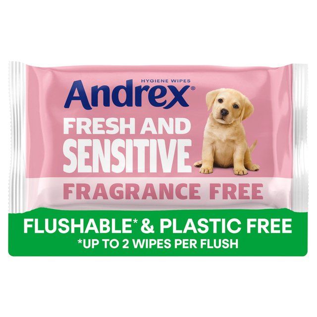 Andrex Hygiene Wipes Fresh and Sensitive Single Pack   30 per pack - McGrocer