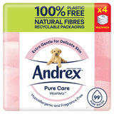Andrex Pure Care Washlets Flushable Moist Toilet Tissue Wipes 4x36 Sheets - McGrocer