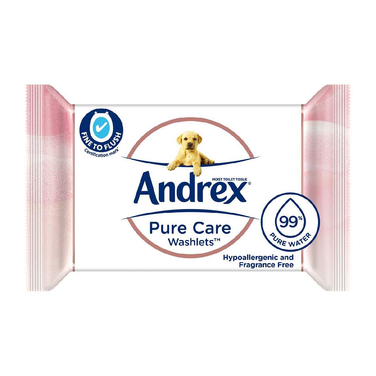 Andrex® Pure Care Washlets Moist Toilet Tissue Single Pack (36 sheets) - McGrocer