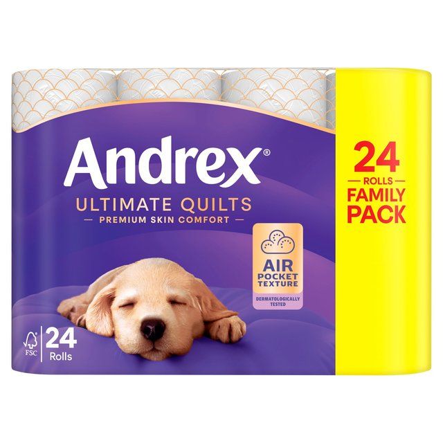 Andrex Supreme Quilts 24 Rolls   24 per pack - McGrocer