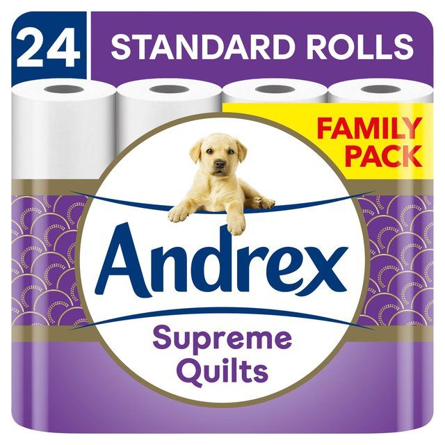 Andrex Supreme Quilts 24 Rolls   24 per pack - McGrocer
