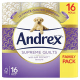 Andrex Supreme Quilts Toilet Roll   16 per pack - McGrocer