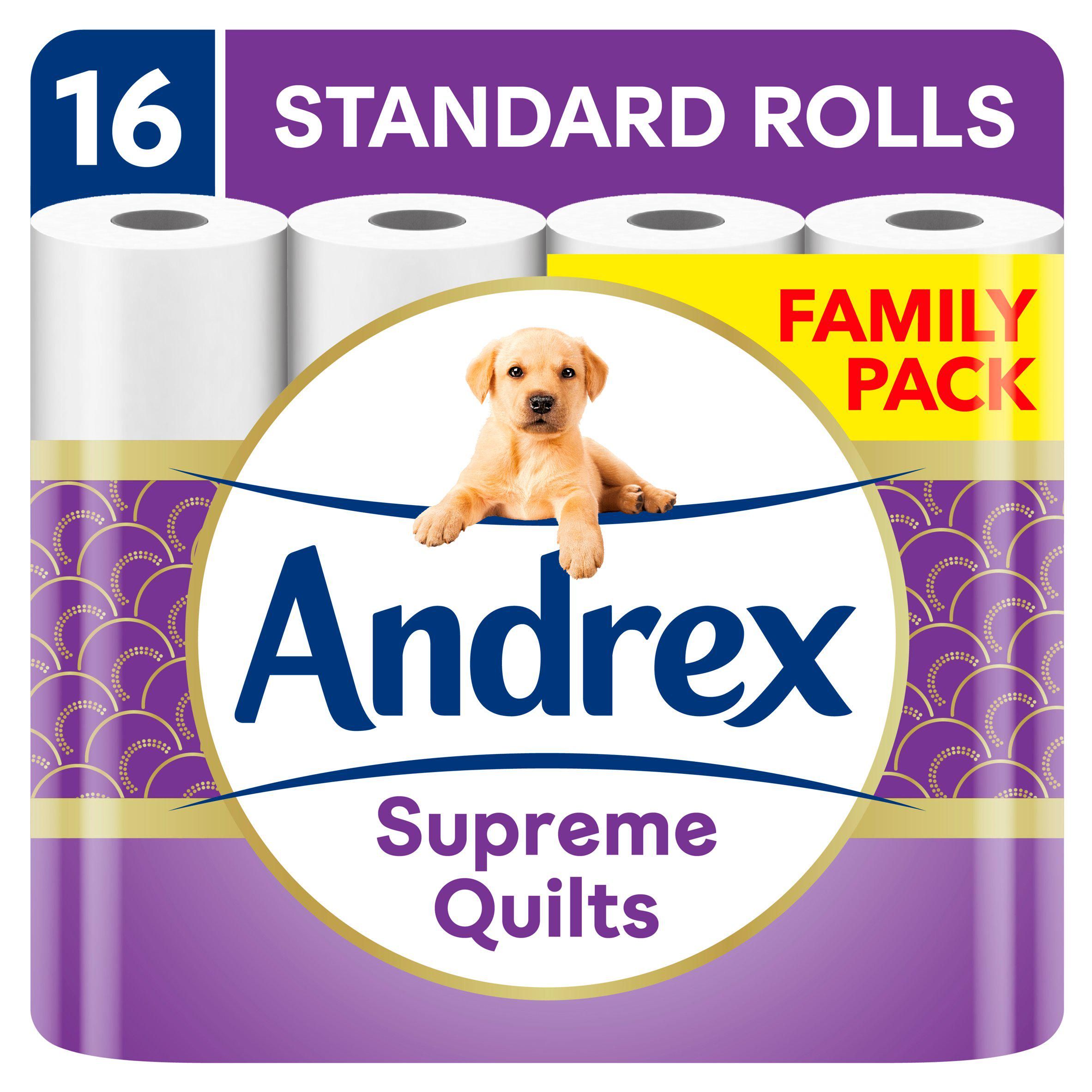 Andrex Ultimate Quilts Toilet Rolls x16 - McGrocer