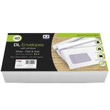 Anker DL Peel & Seal Envelopes With Window (Pack of 40) - McGrocer