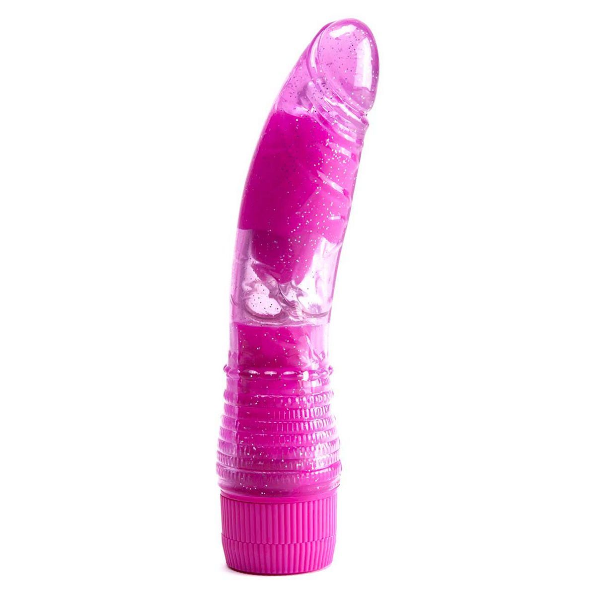 Ann Summers Glitter Jelly Vibrating Dildo Fuschia - McGrocer