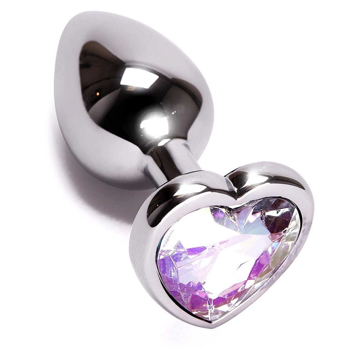Ann Summers Small Heart Metal Butt Plug Silver - McGrocer