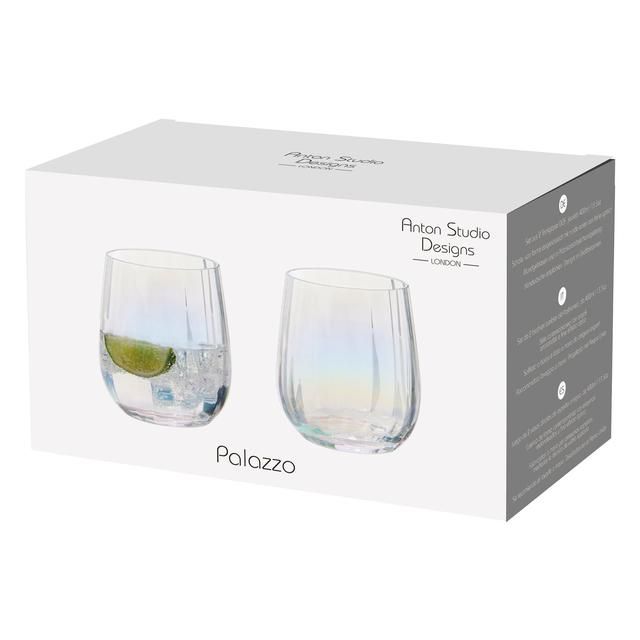 Anton Studio Designs Palazzo Tumblers Set of 2 400ml Lustre    2 per pack - McGrocer