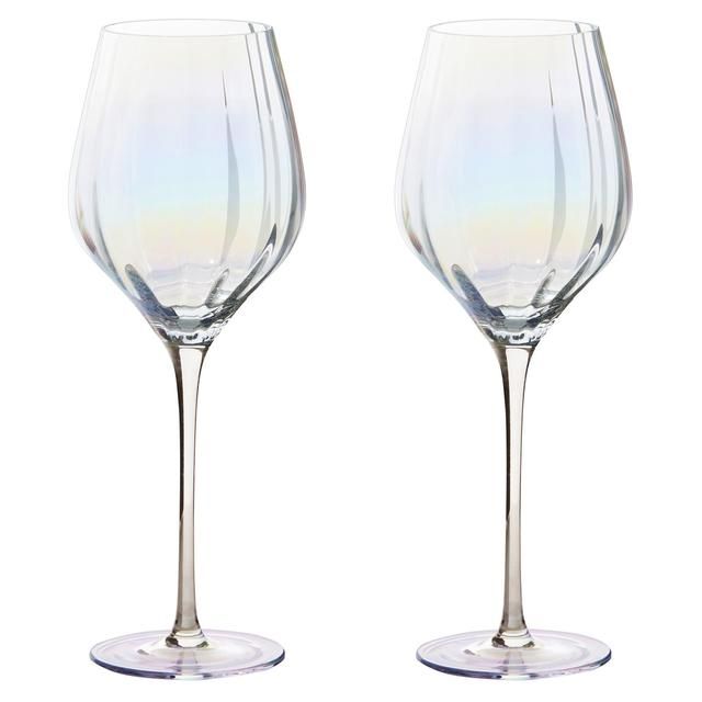 Anton Studio Designs Palazzo Wine Glasses Set of 2 600ml Lustre   2 per pack - McGrocer