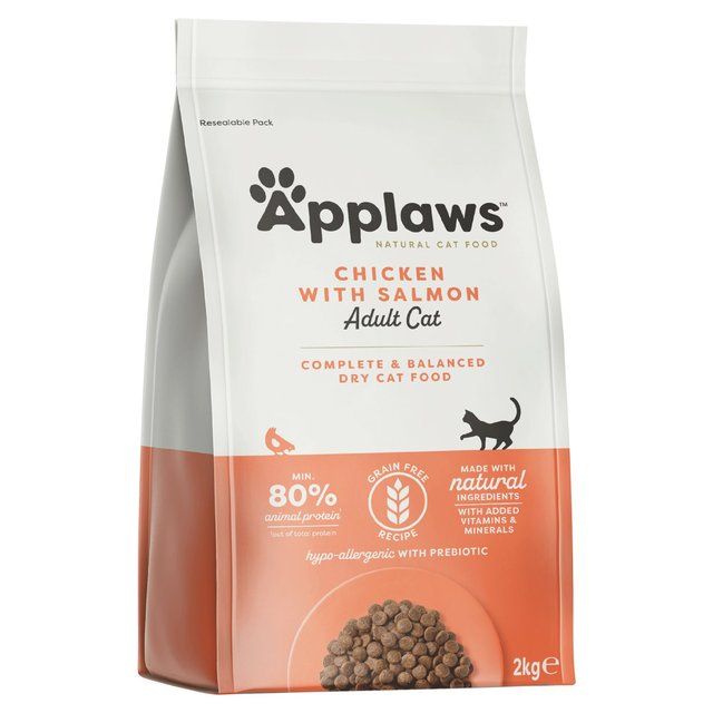 Applaws Cat Dry Adult Chicken with Salmon   2kg - McGrocer