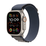 Apple Watch Ultra 2 GPS + Cellular, 49mm Titanium Case with Blue Alpine Loop - McGrocer