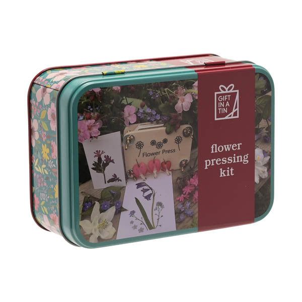 Apples To Pears Gifts For Grown Ups Flower Pressing Kit Tin - McGrocer