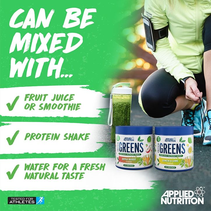 Applied Nutrition Critical Greens Powder Lemon & Lime 150g - McGrocer