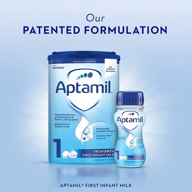 Aptamil 1 First Infant Baby Milk Formula Powder from Birth Big Pack   1200g - McGrocer