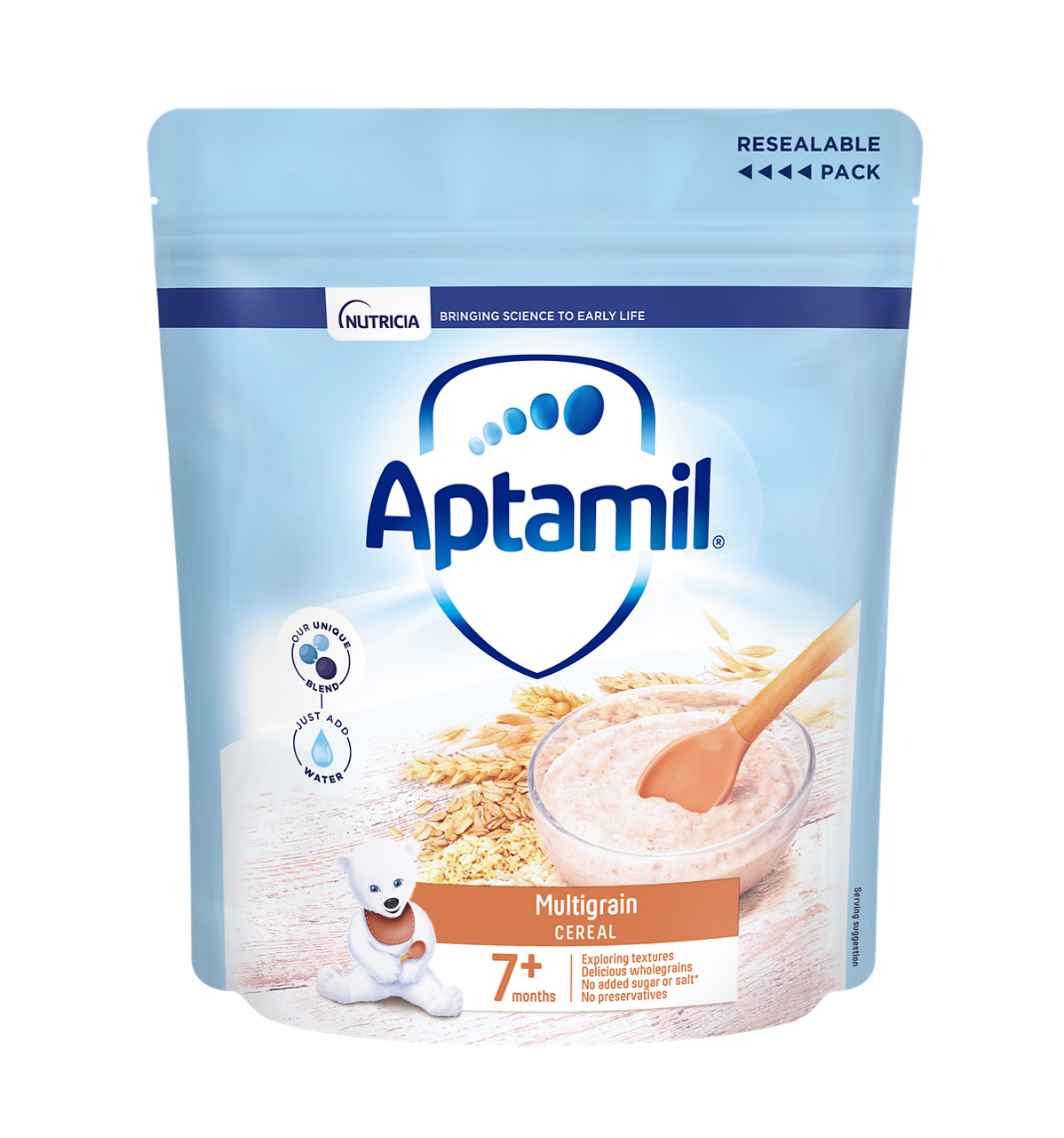 Aptamil multigrain cereal with milk for babies 7+ months 200g - British product