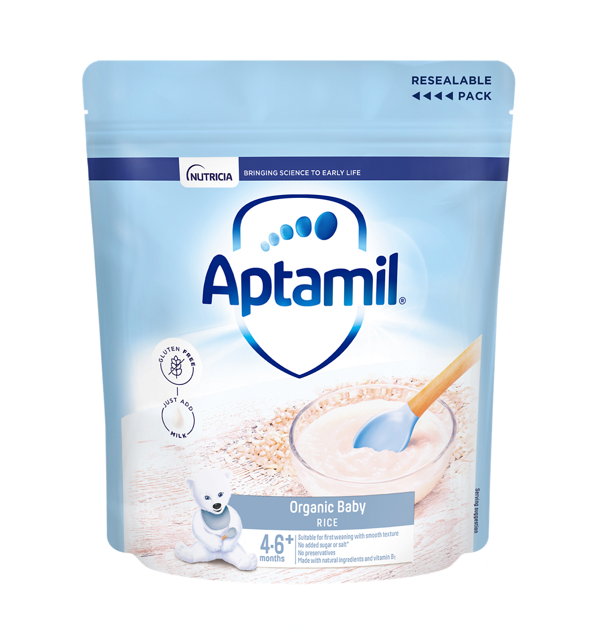 Aptamil organic baby rice 100g - British product