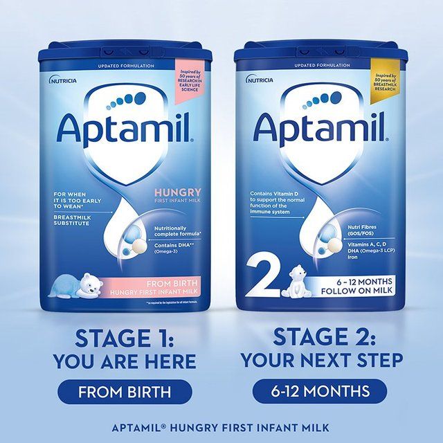 Aptamil Hungry First Baby Milk Formula Powder from Birth    800g - McGrocer