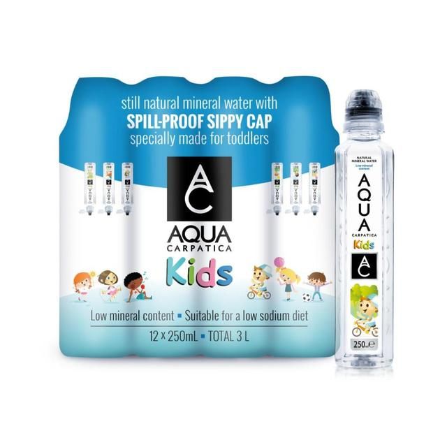 AQUA Carpatica Kids Sportscap Still Natural Mineral Water   12 x 250ml - McGrocer