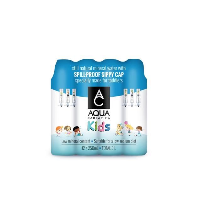 AQUA Carpatica Kids Sportscap Still Natural Mineral Water   12 x 250ml - McGrocer