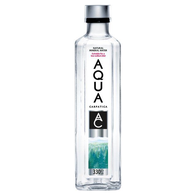 AQUA Carpatica Natural Still Mineral Water Glass   330ml - McGrocer