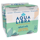 Aqua Libra Cucumber Mint & Lime Infused Sparkling Water   4 x 330ml - McGrocer