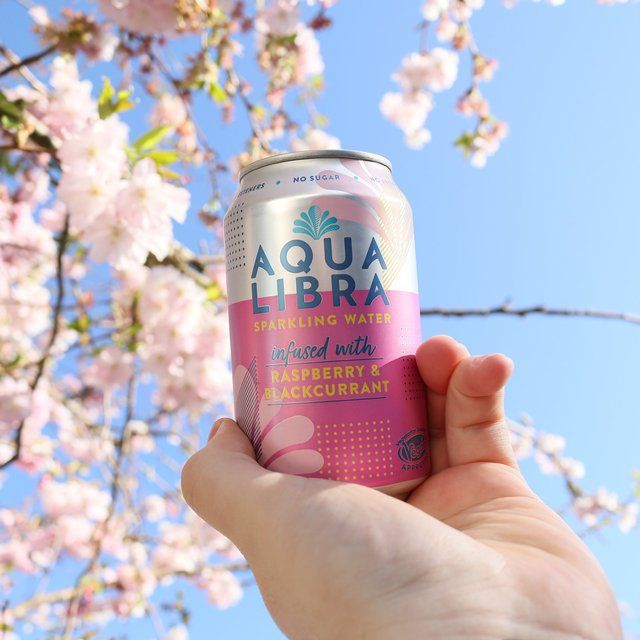 Aqua Libra Raspberry and Blackcurrant Infused Sparkling Water    330ml - McGrocer